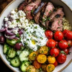 Mediterranean Steak Bowl Recipe