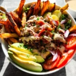 Paleo Burger Bowls with Fries {Whole30}