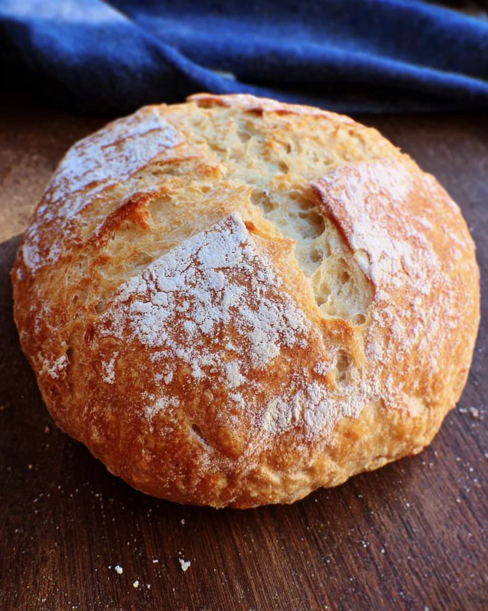 Rustic Italian Crusty Bread Recipe