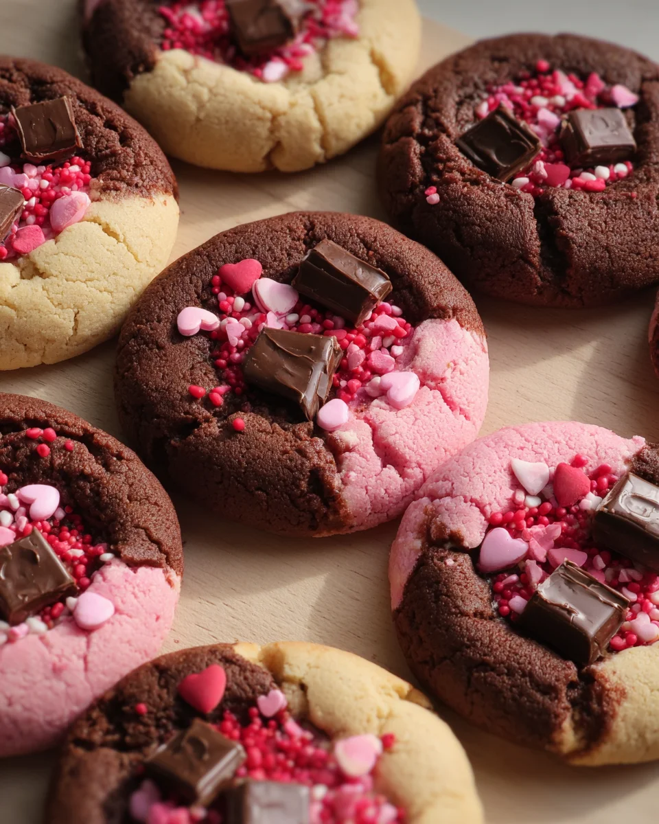 Valentine Ganache Cookies