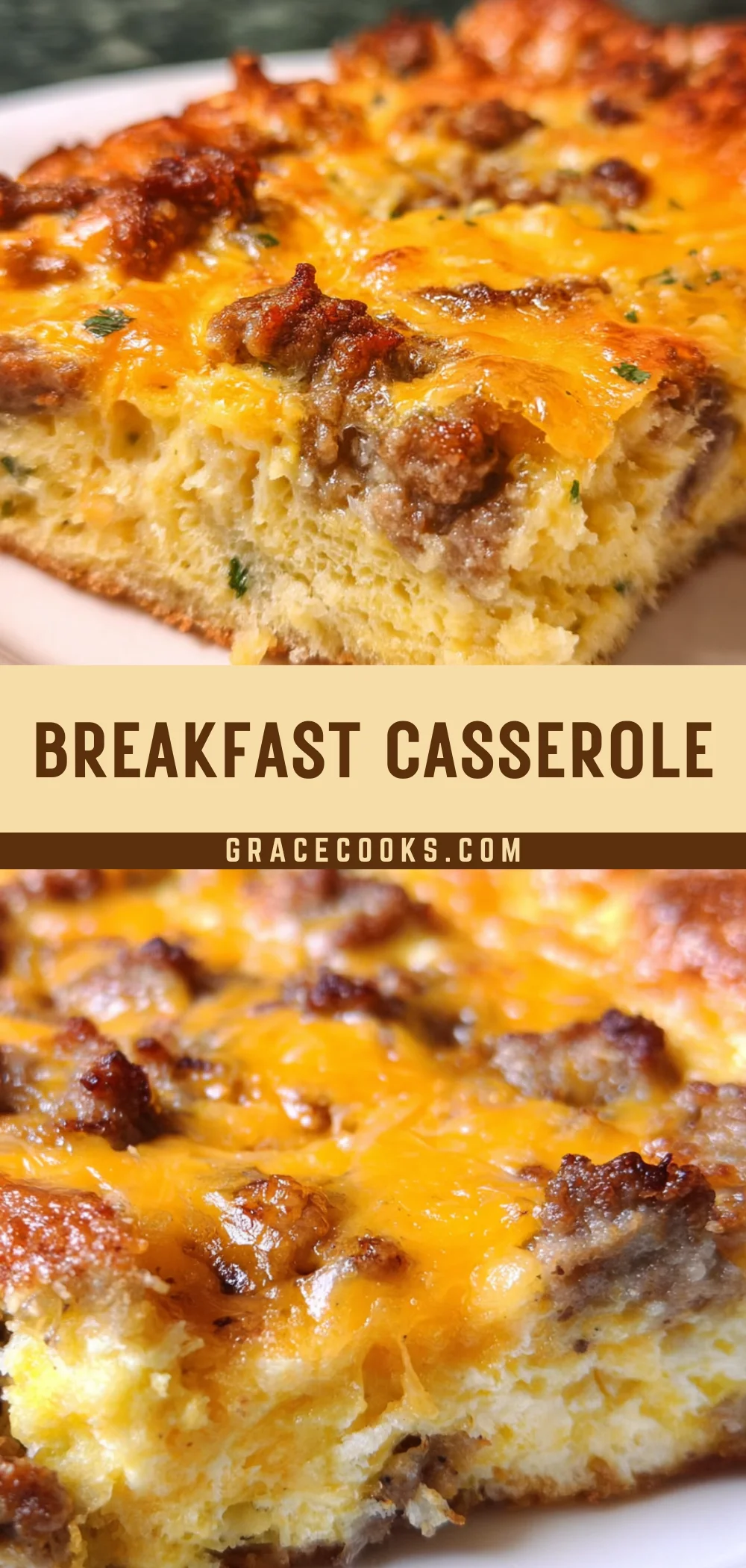 Breakfast Casserole 14 Pinterest Hidden Image