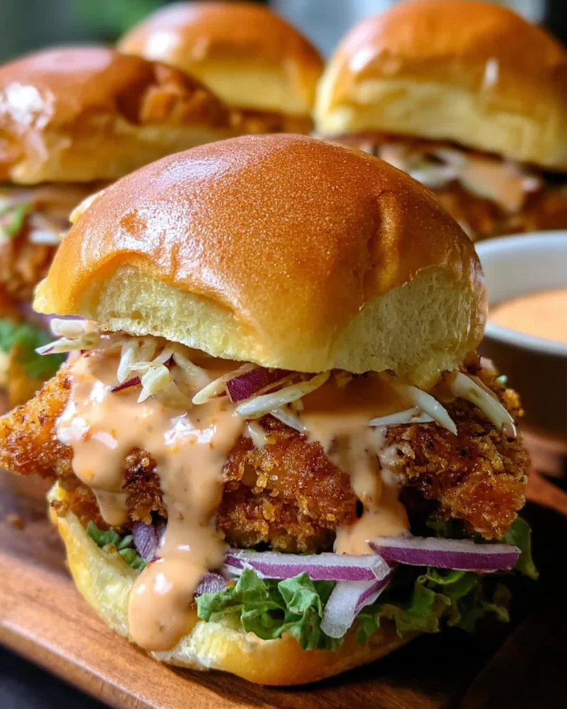Bang Bang Chicken Sliders