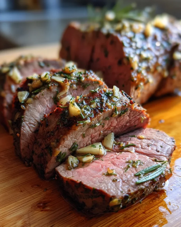 Beef Tenderloin Roast (Herbed Garlic Butter)