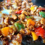 Bourbon Chicken on the Griddle