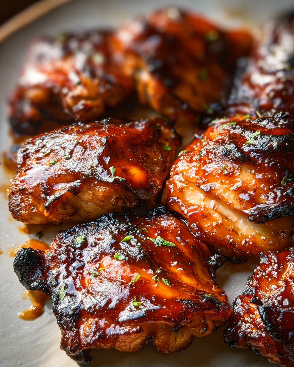 Caramelized BBQ Chicken Thighs in the Oven 20 Caramelized