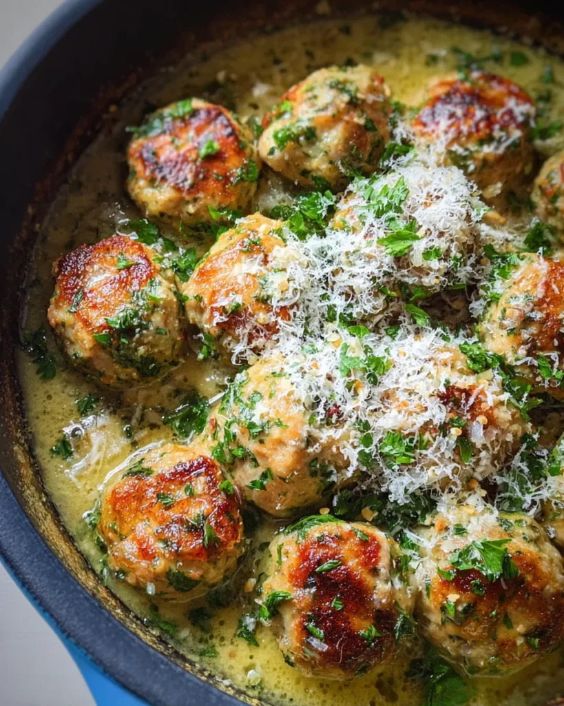 Chicken Piccata Meatballs