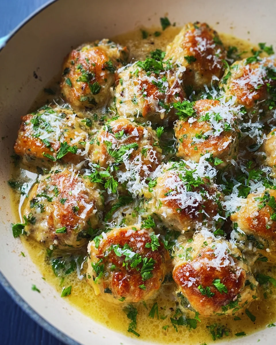 Chicken Piccata Meatballs 22 Chicken