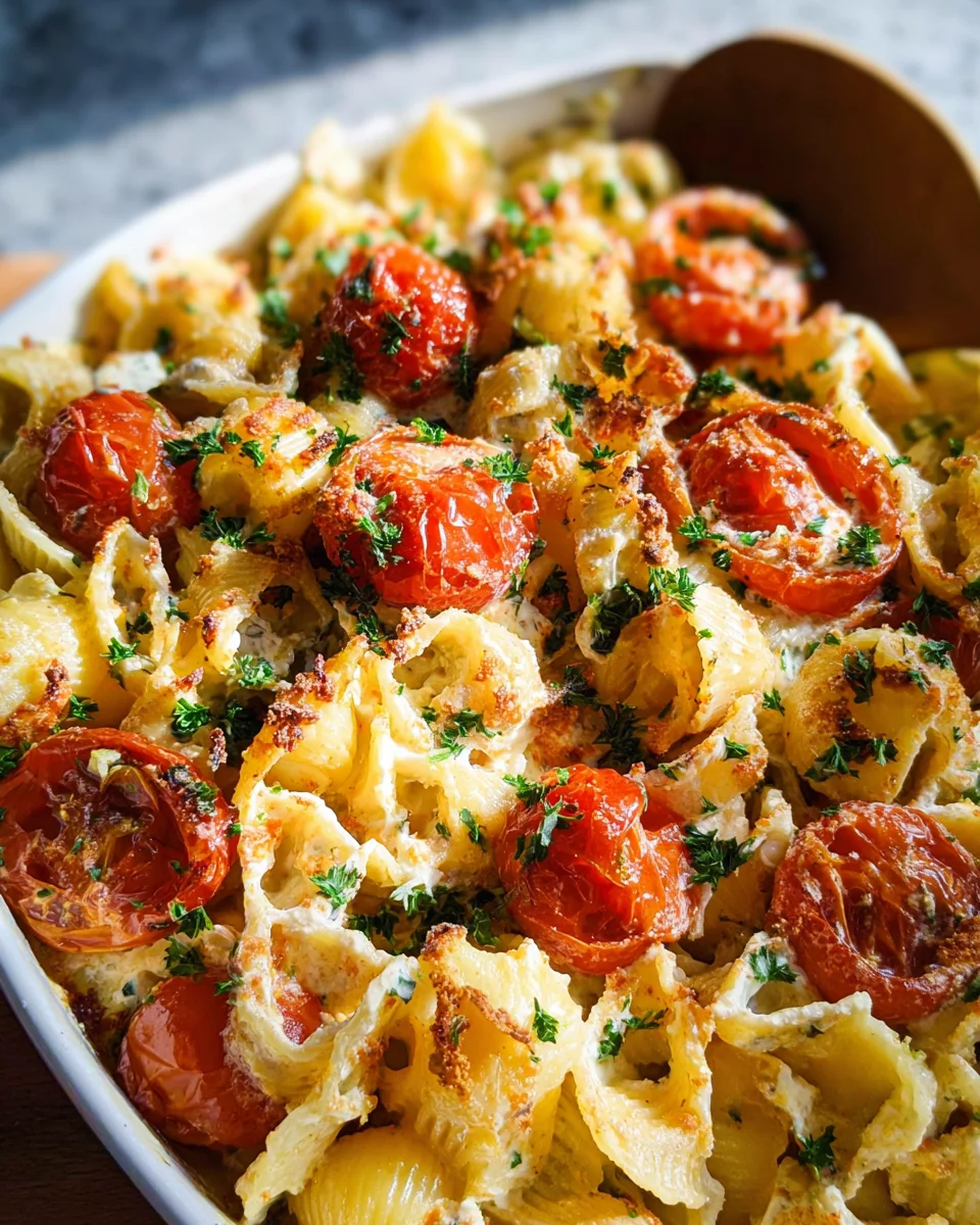 Creamy Boursin Cheese Baked TikTok Pasta