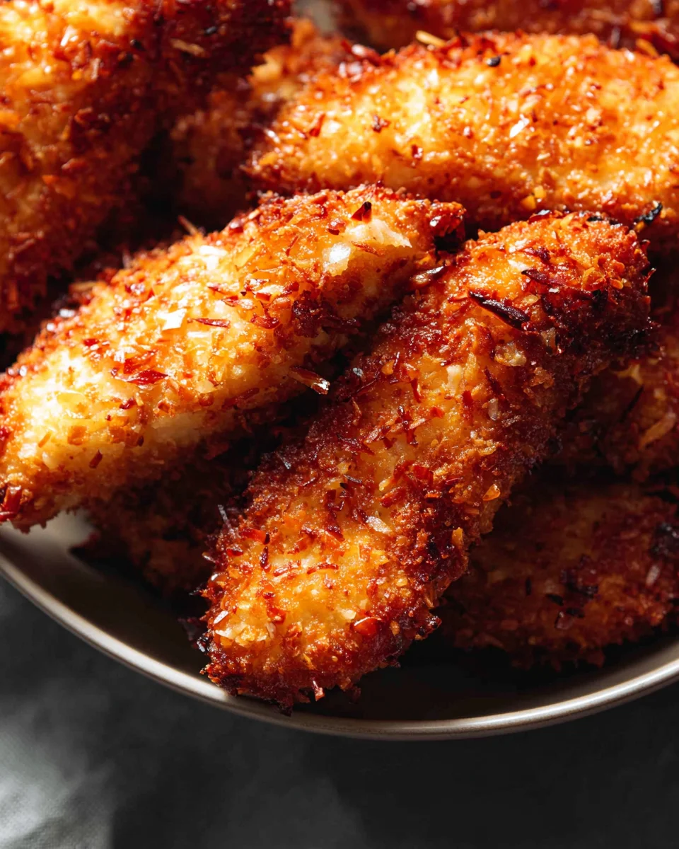 Crispy Coconut Chicken Tenders