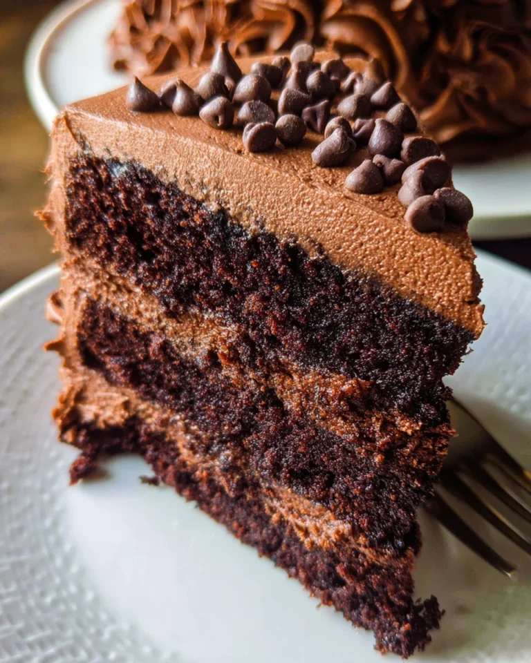 Deliciously Moist Chocolate Layer Cake