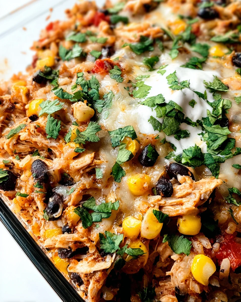 Easy Chicken Burrito Casserole 25 Easy