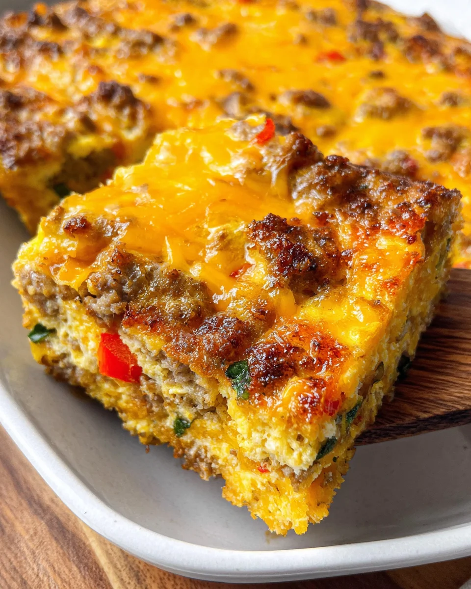 Easy Sausage and Egg Casserole 24 Easy