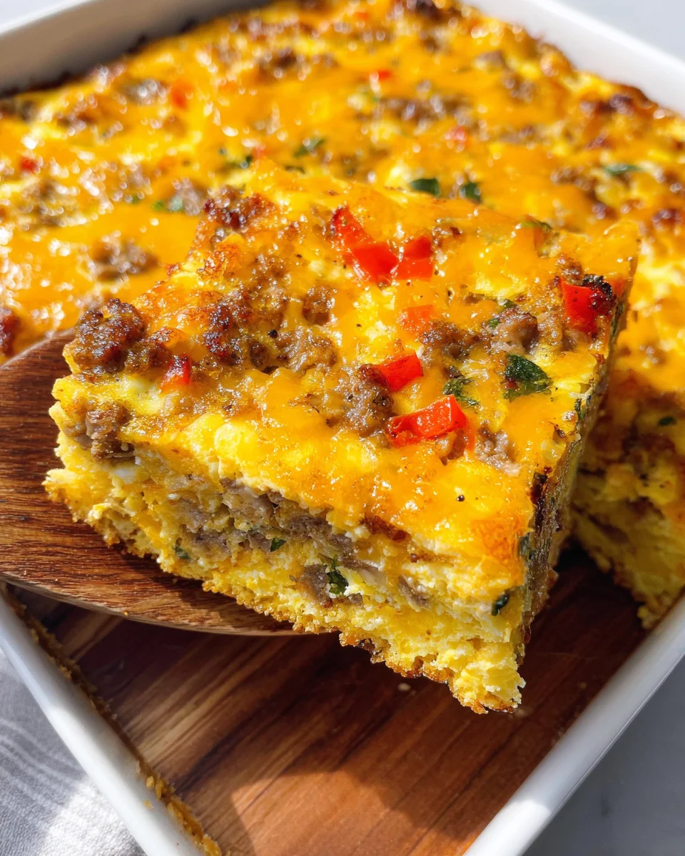Easy Sausage and Egg Casserole 25 Easy