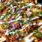 Easy Sheet Pan BBQ Chicken Nachos