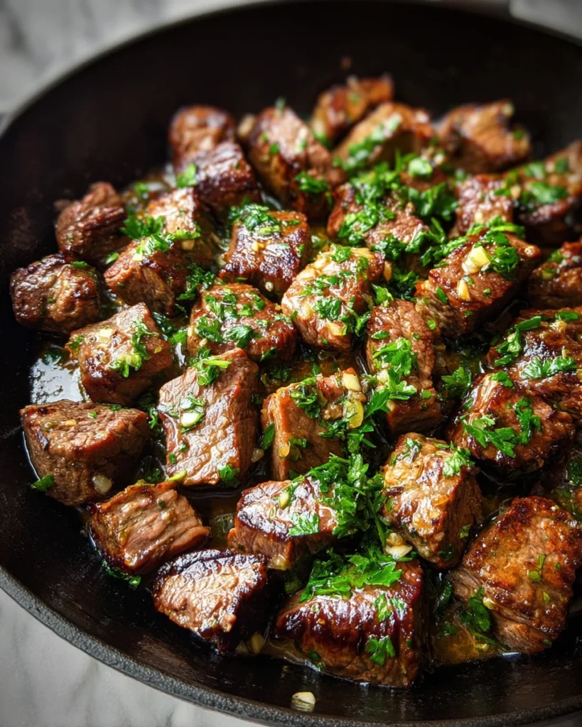 Garlic Butter Steak Bites