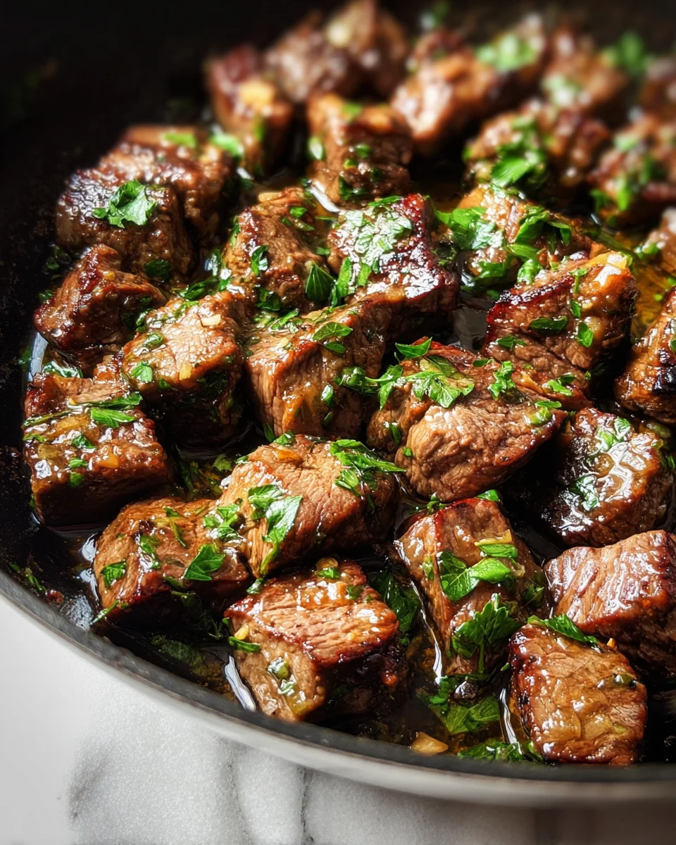 Garlic Butter Steak Bites 15 Garlic