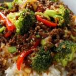 Ground Beef and Broccoli