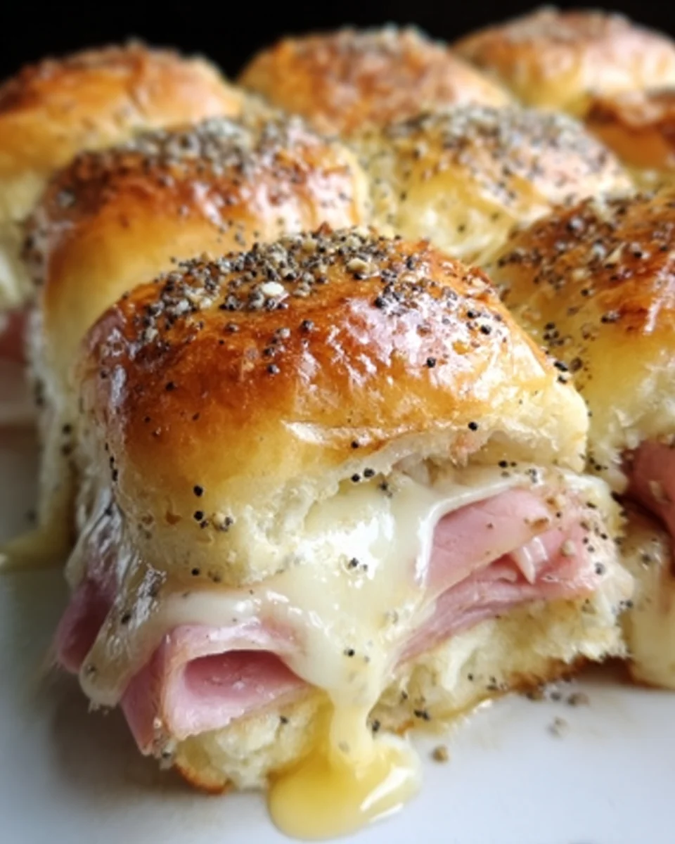 Ham and Cheese Sliders 20 Ham