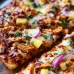 Hawaiian BBQ Chicken Pizza