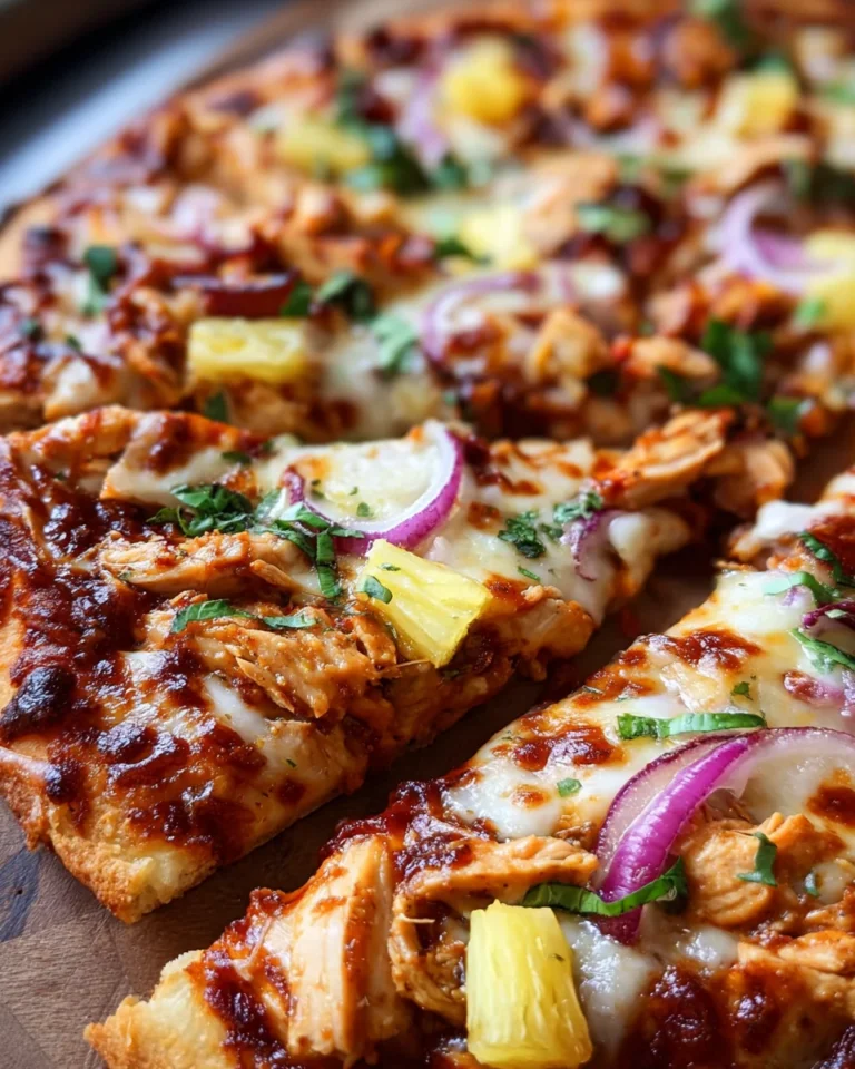 Hawaiian BBQ Chicken Pizza 26 Hawaiian BBQ Chicken Pizza
