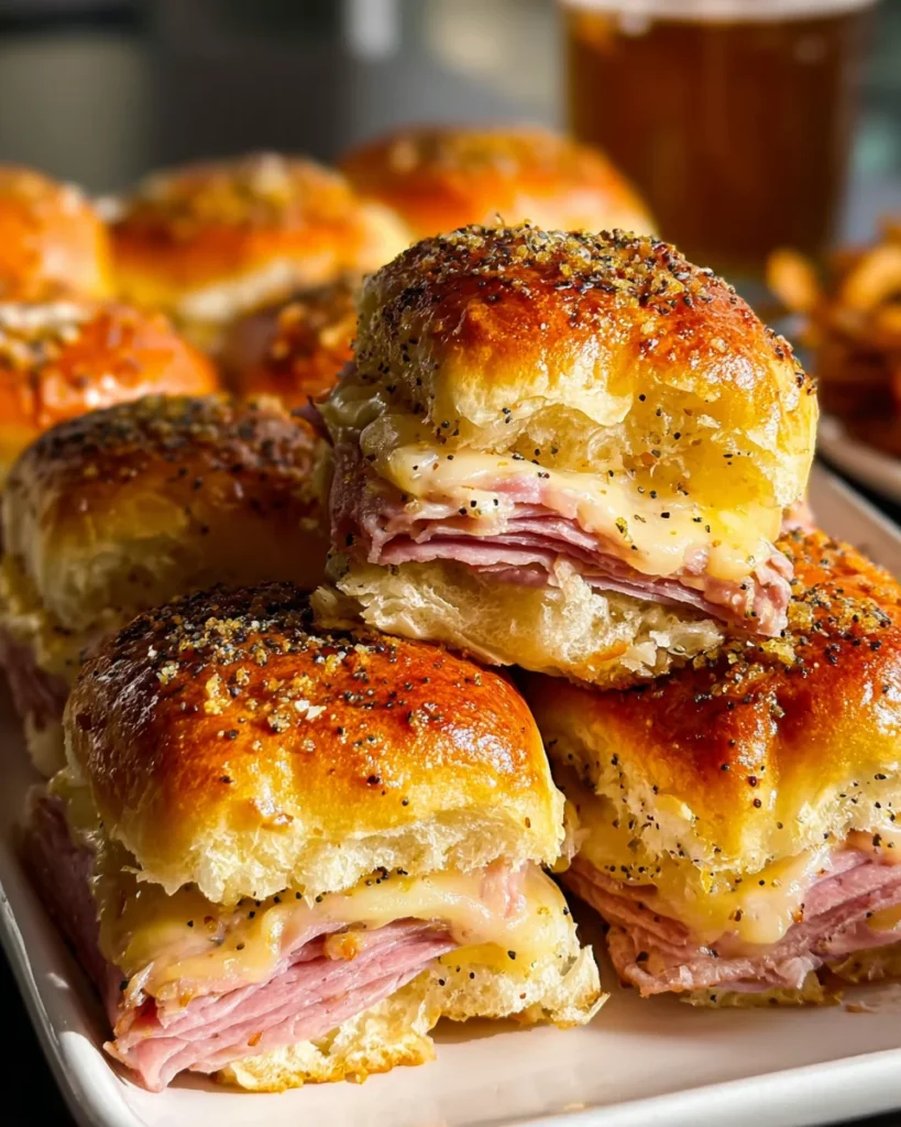 Hot Ham and Cheese Sliders