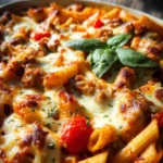 Italian Sausage Penne Casserole