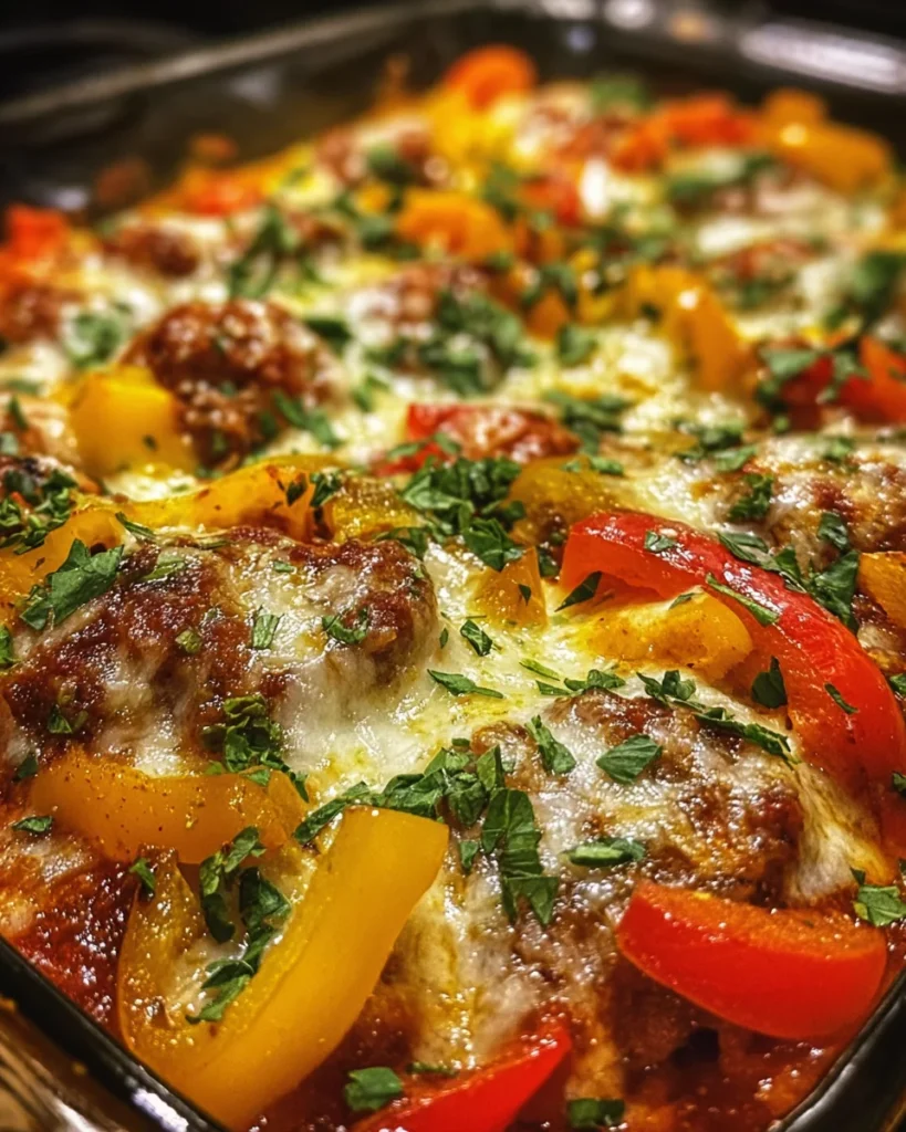Italian Sausage & Pepper Casserole