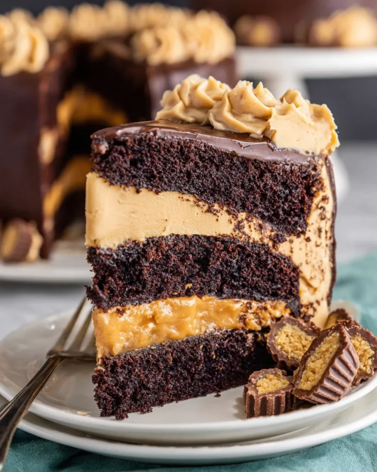 Peanut Butter Chocolate Layer Cake