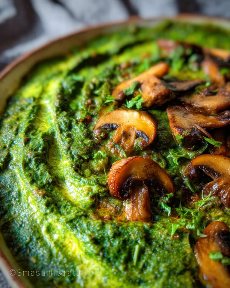 Spinach and Mushroom Curry 24 Spinach and Mushroom Curry