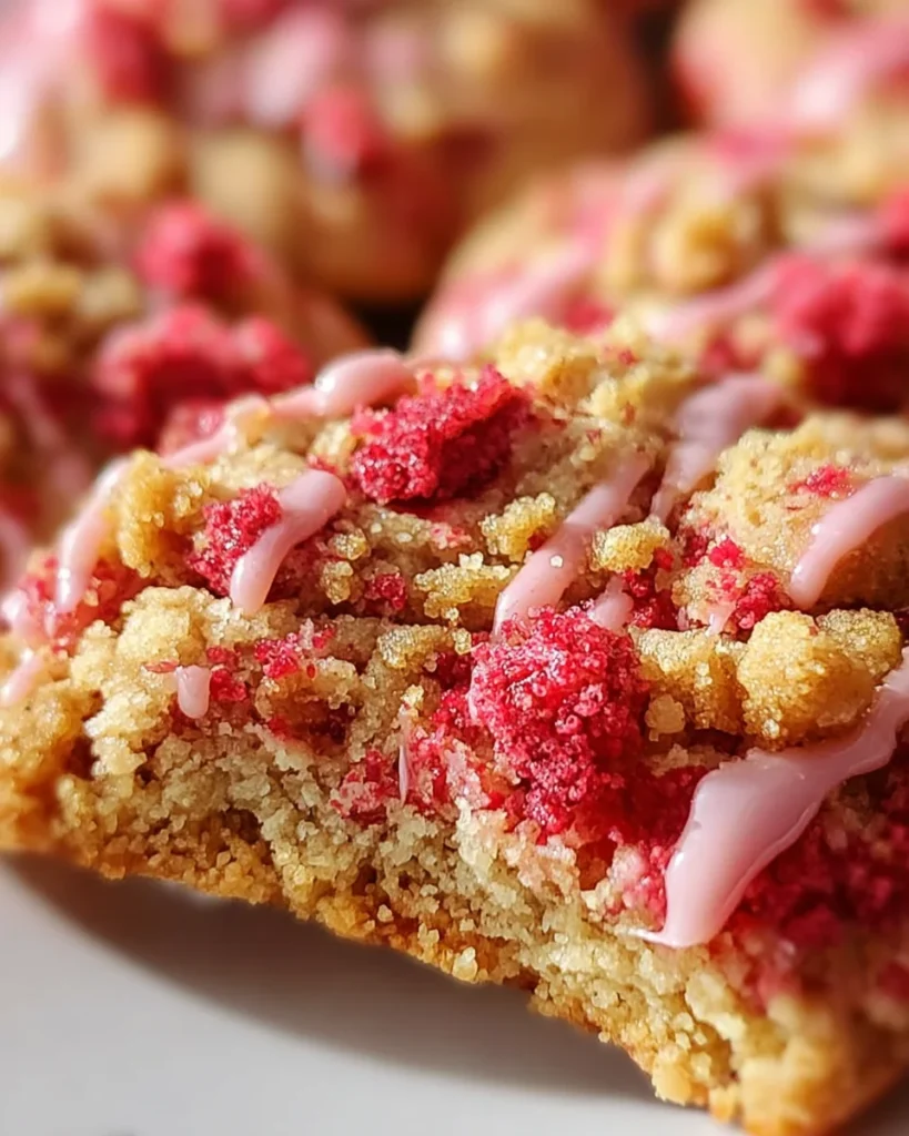 Strawberry Crunch Cookies