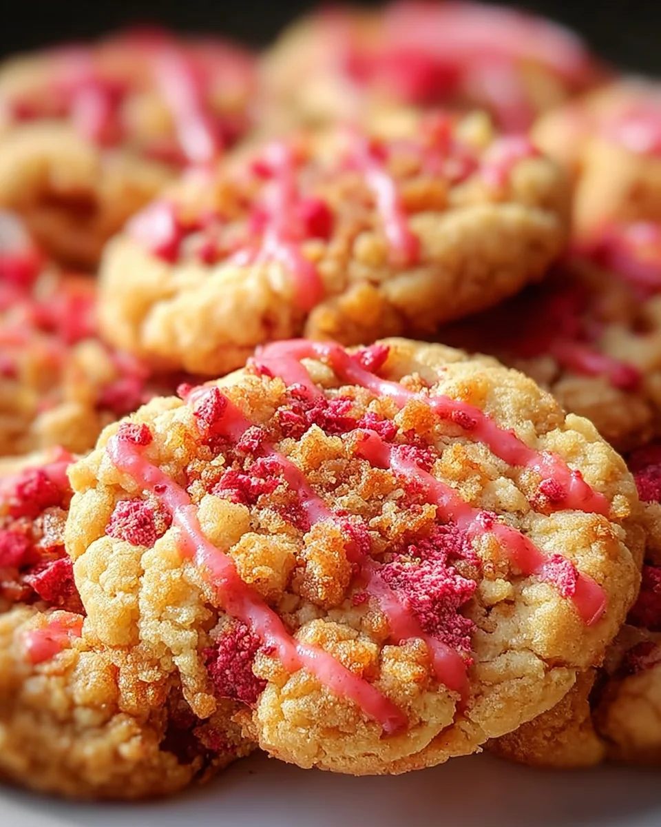 Strawberry Crunch Cookies 24 Strawberry