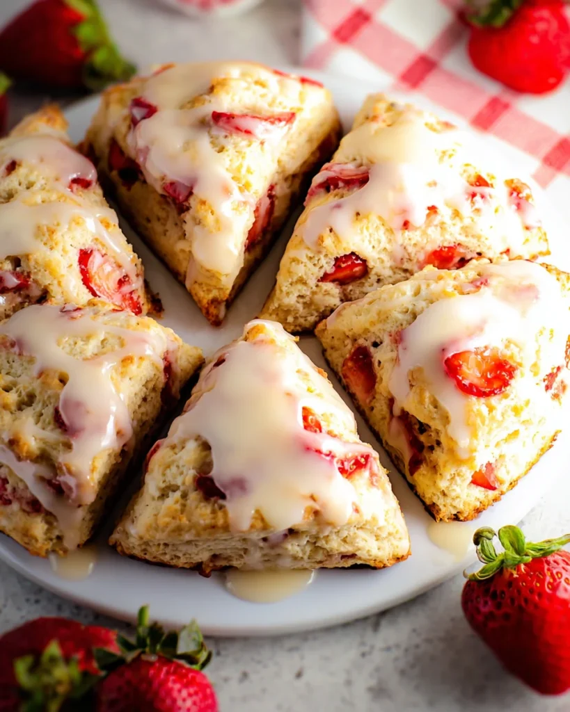 Strawberry Scones