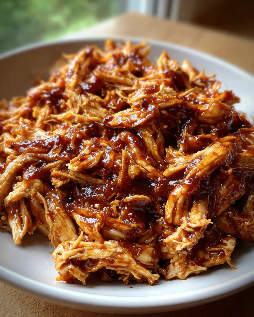The Best Crockpot BBQ Chicken (Easy Pulled Chicken)