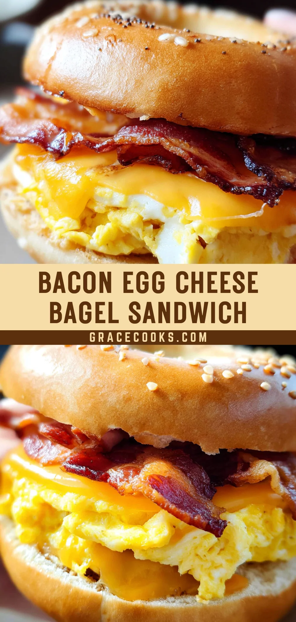 Bacon Egg Cheese Bagel Sandwich 20 Pinterest Hidden Image