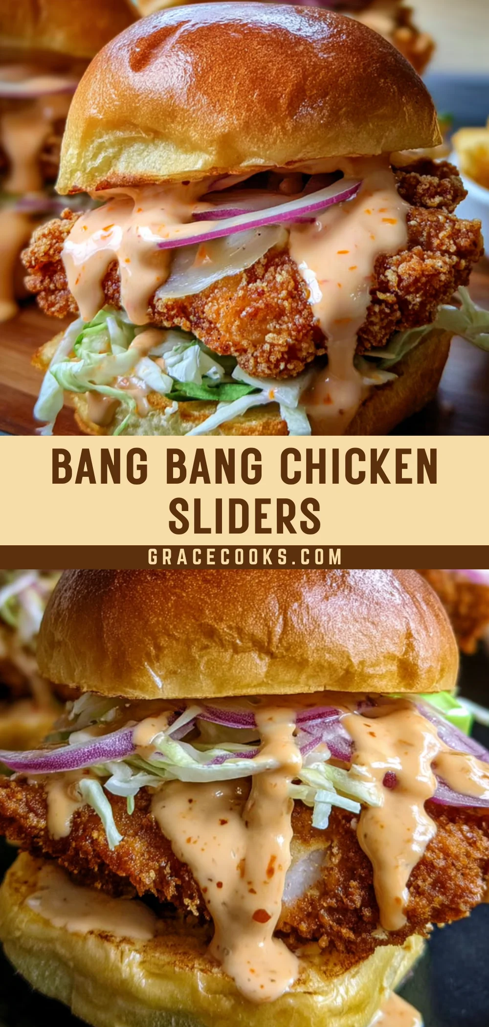 Bang Bang Chicken Sliders 27 Pinterest Hidden Image