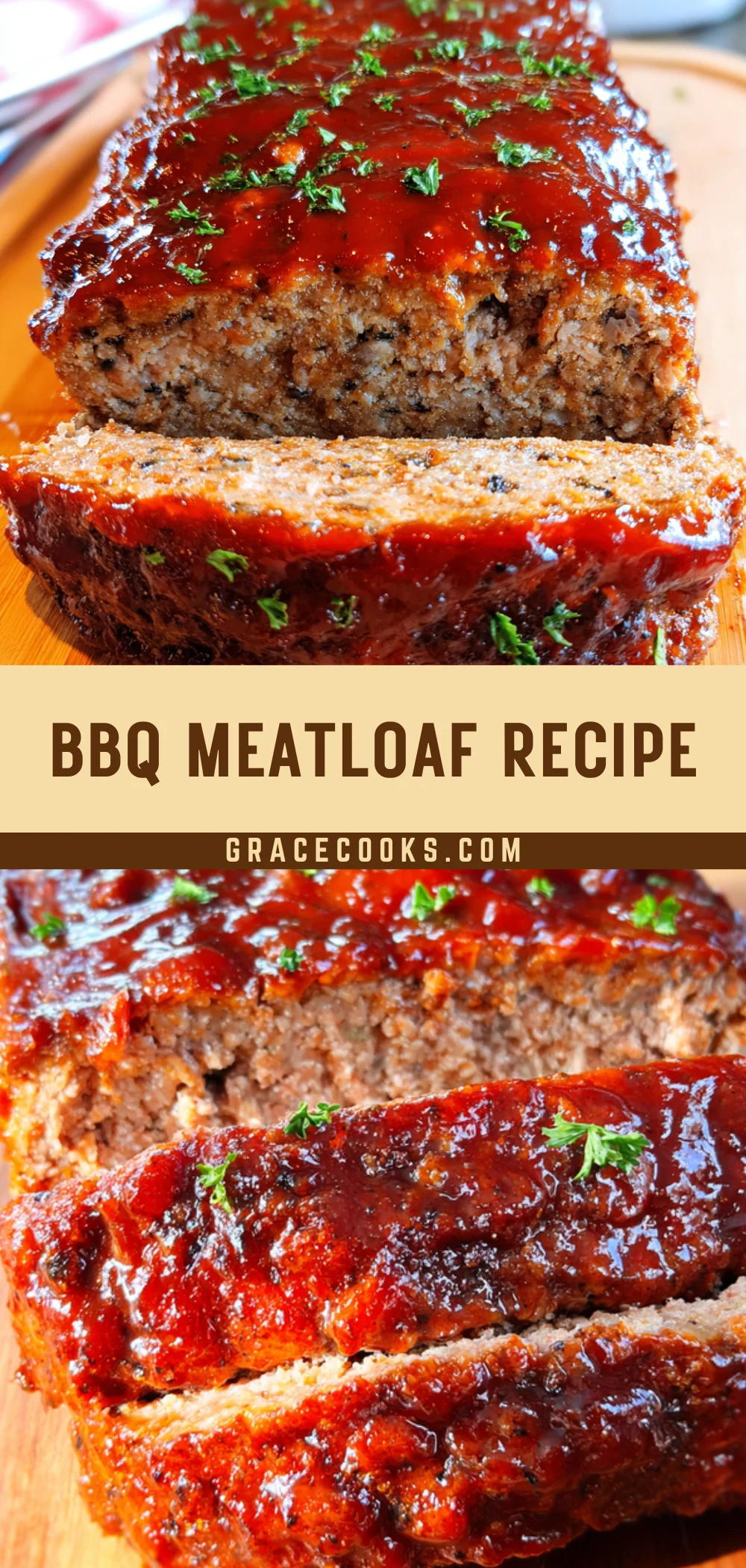 BBQ Meatloaf Recipe 26 Pinterest Hidden Image