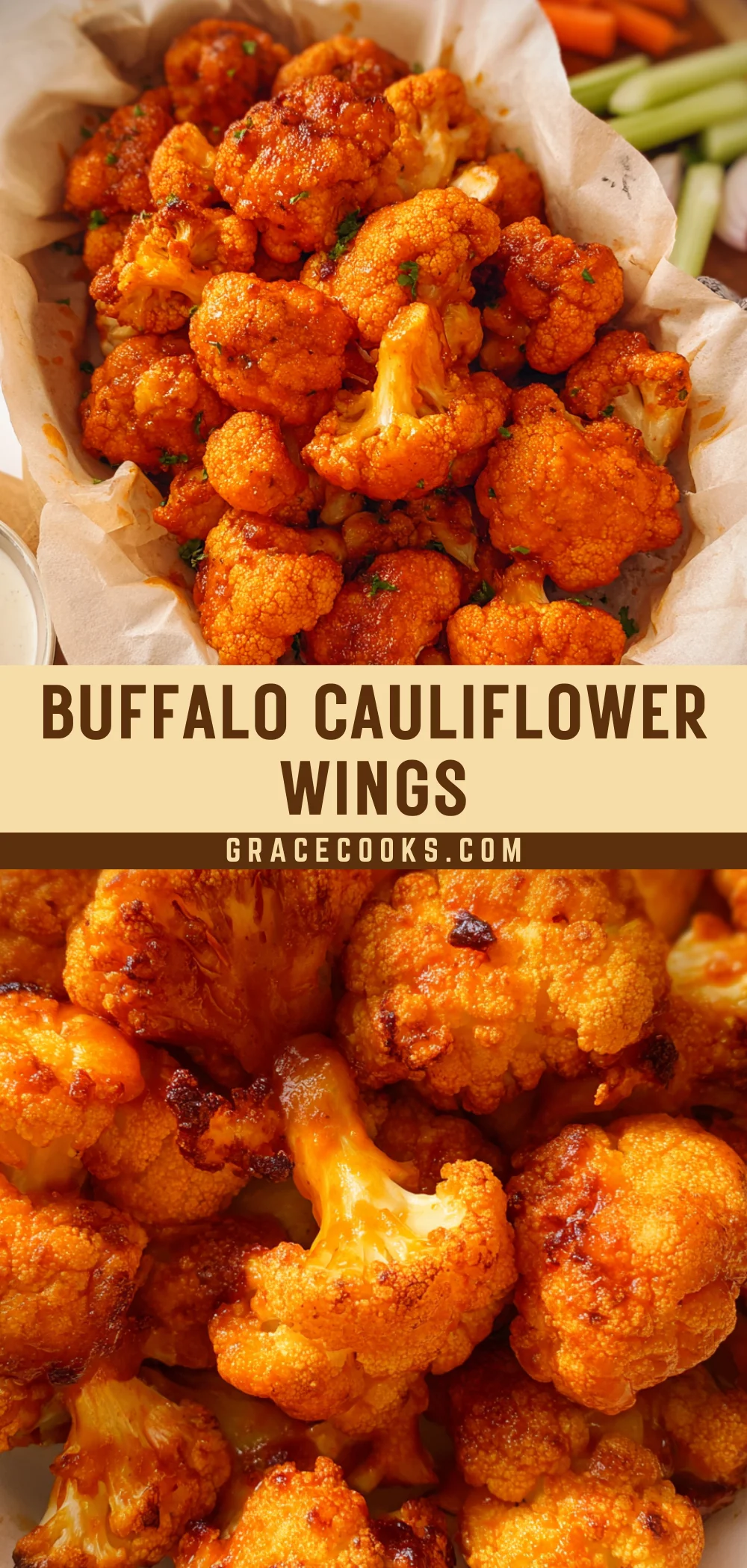 Buffalo Cauliflower Wings 20 Pinterest Hidden Image