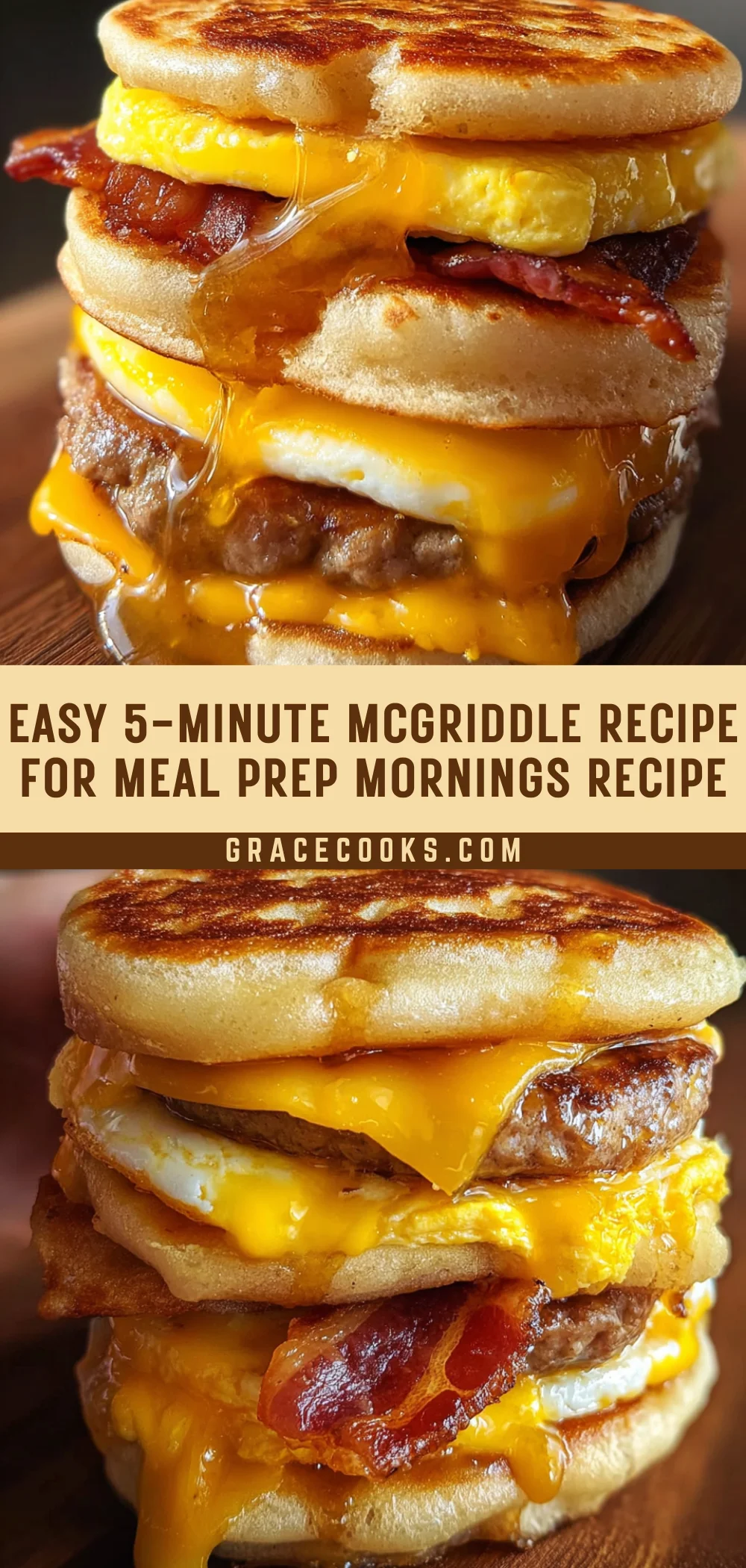 Easy 5-Minute McGriddle Recipe for Meal Prep Mornings Recipe 18 Pinterest Hidden Image