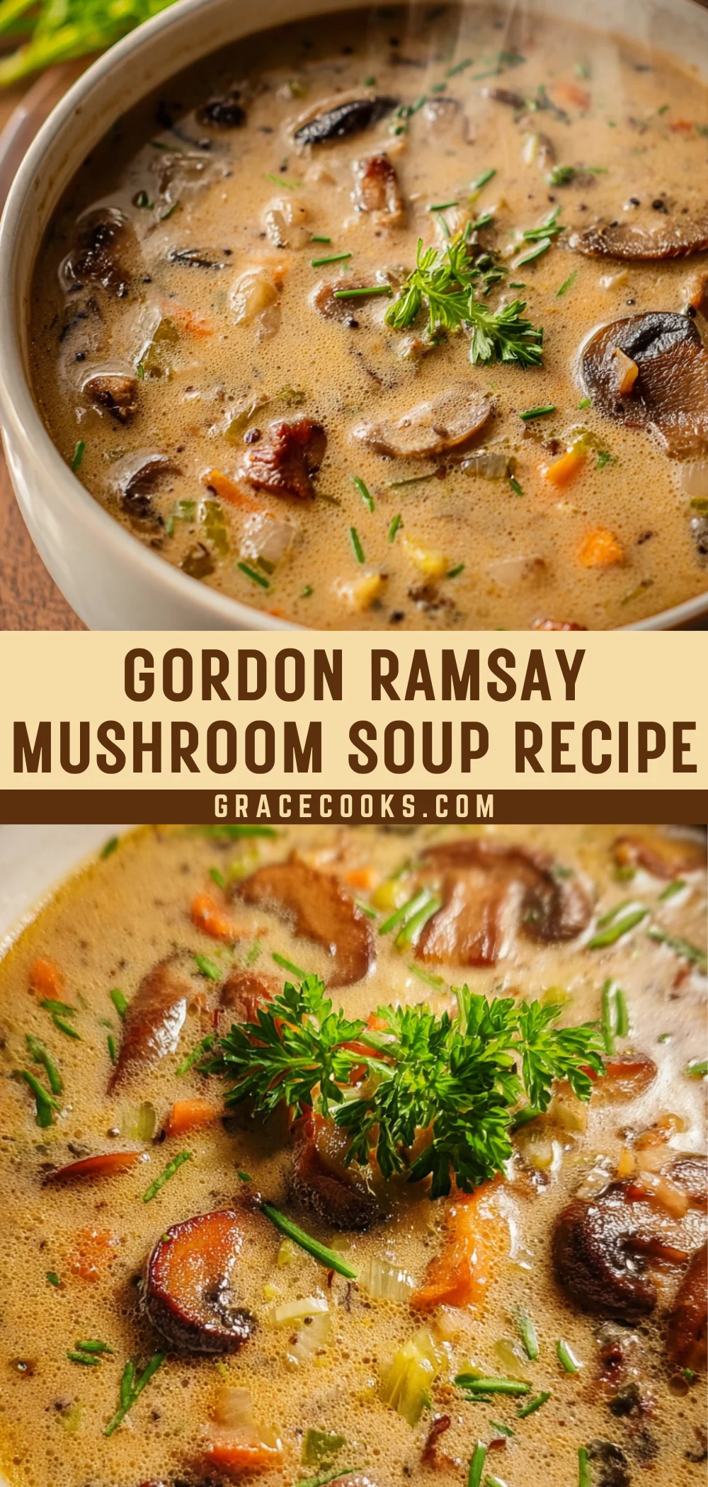 Gordon Ramsay Mushroom Soup Recipe 24 Pinterest Hidden Image