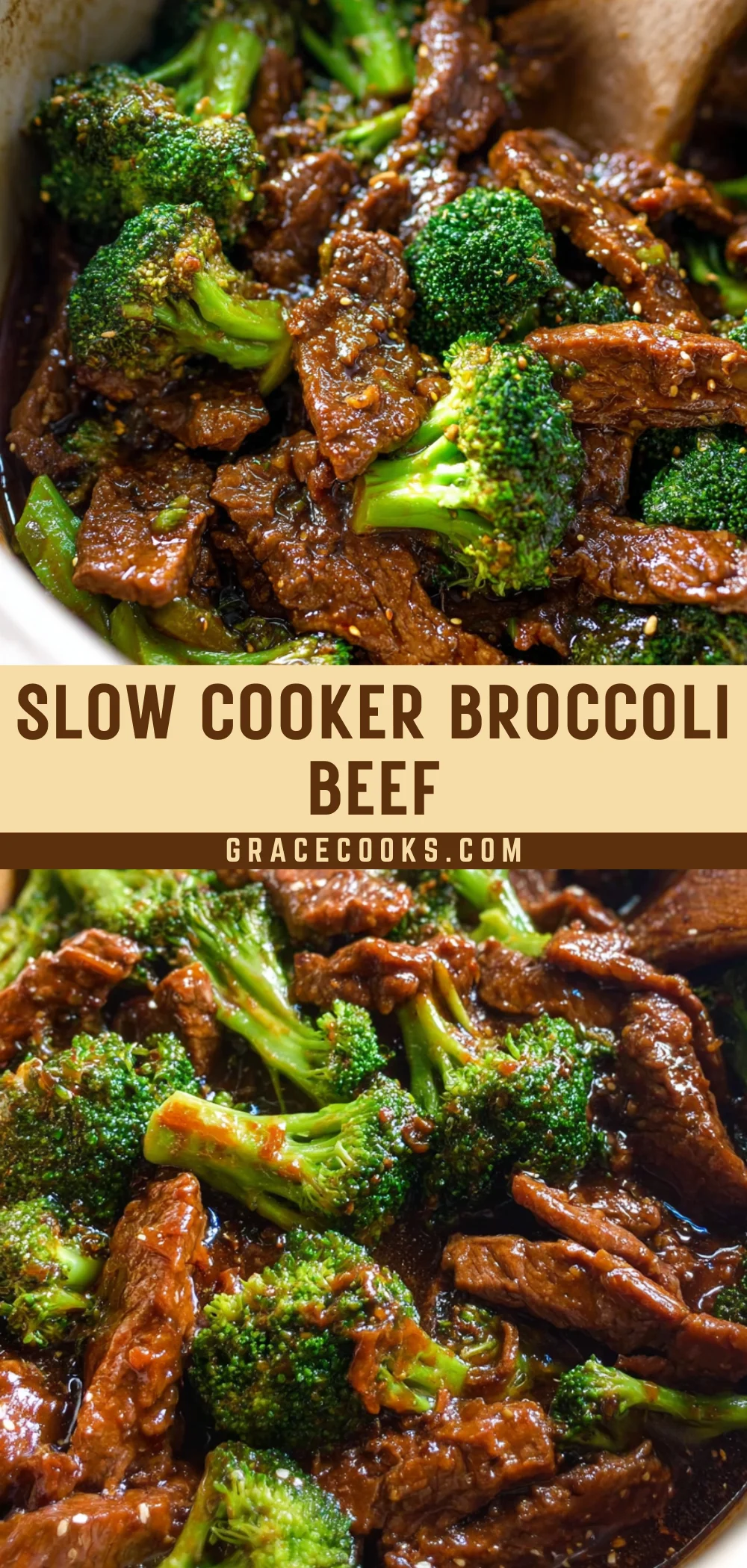Slow Cooker Broccoli Beef 16 Pinterest Hidden Image