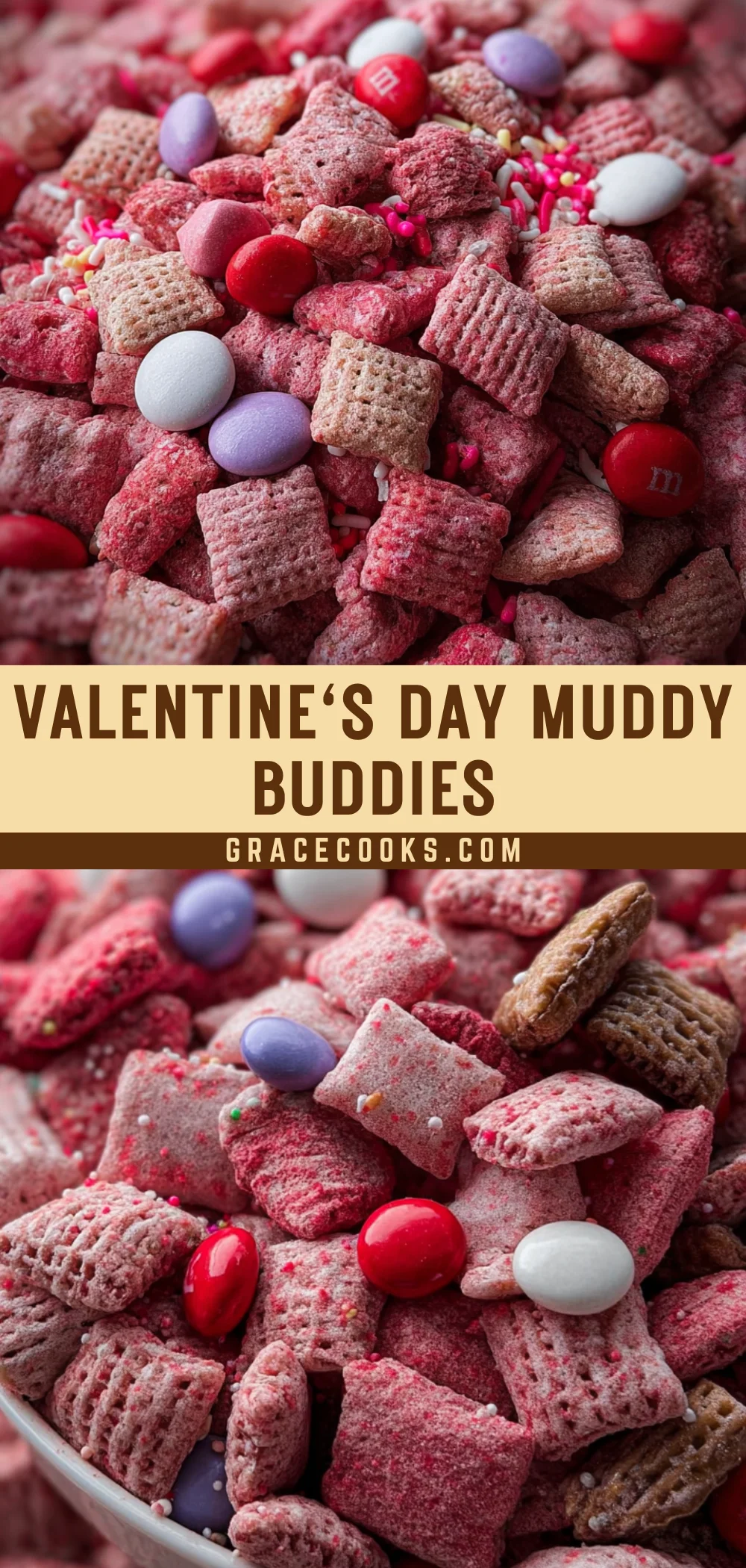 Valentine's Day Muddy Buddies 18 Pinterest Hidden Image