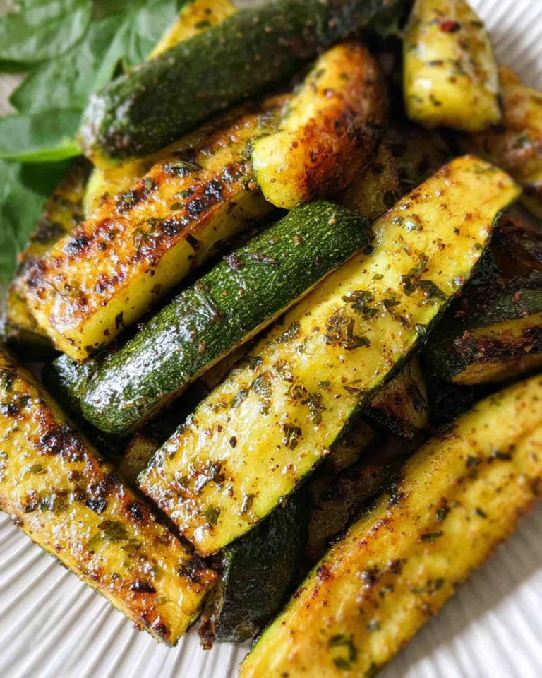 20 Minute Roasted Zucchini