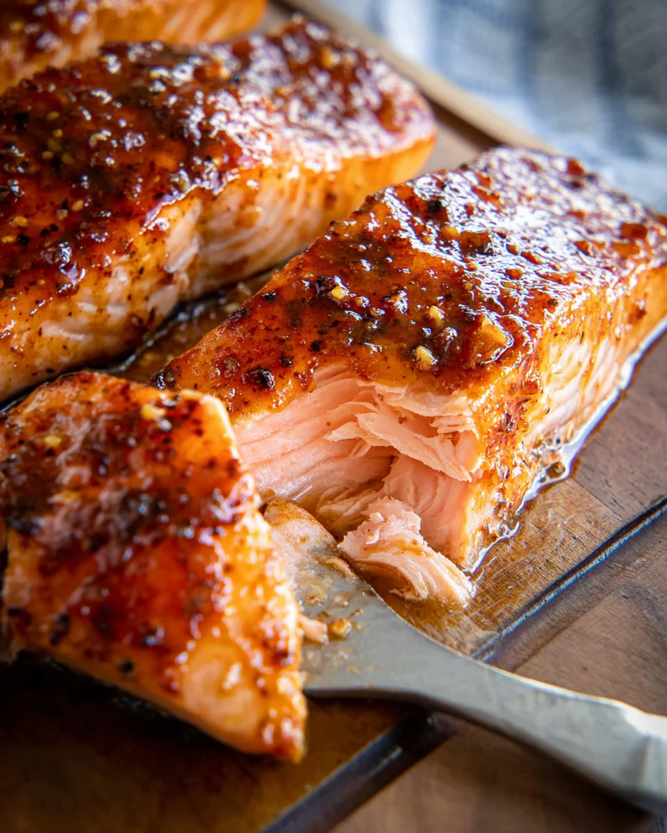 Baked Salmon with Maple Mustard Glaze 18 Baked