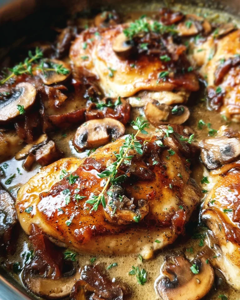 Balsamic Chicken and Mushrooms