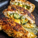 Broccoli Cheddar Stuffed Chicken Breasts