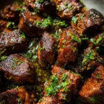 Cajun Garlic Butter Steak Bites