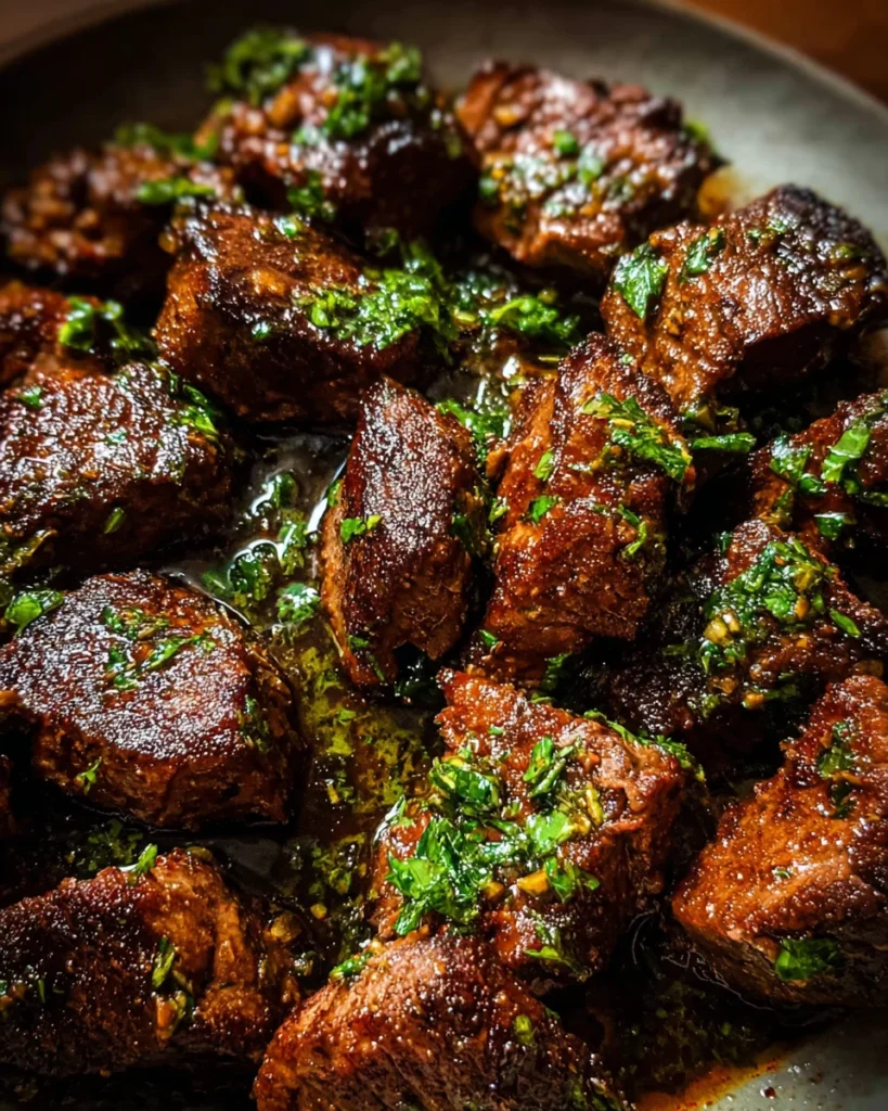 Cajun Garlic Butter Steak Bites