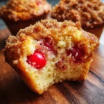 Cherry Cobbler Muffins