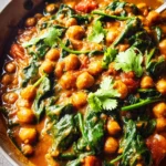 Chickpea Spinach Curry (Chana Palak Masala)