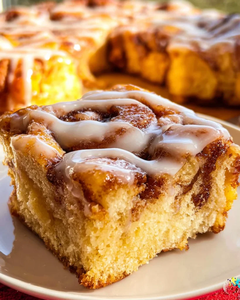 Cinnamon Roll Cake Delight